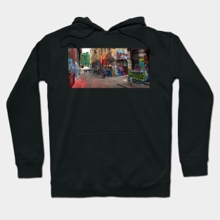 Corner Hosier Lane and Rutledge Place Hoodie